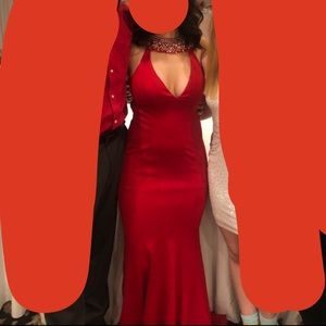 Red Sequin prom or sweet sixteen dress